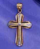 Cross 18133 5.6 grams 14 Kt. Gold (click for Info) 1 �� X 15/16�